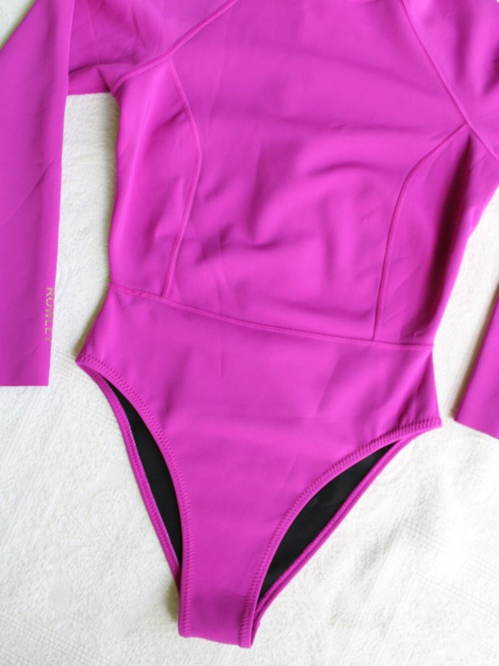 cynthia rowley victoria wetsuit ultaviolet pink neoprene scuba one pice wet suit - Picture 8 of 13